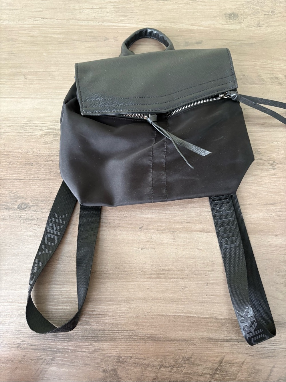 Botkier New York Black Nylon Backpack Bag NWOT